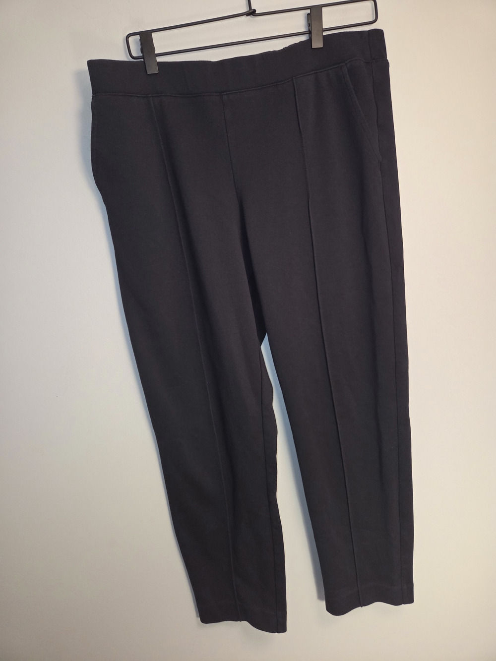 J. Crew Black Straight-Leg Ponte Pants